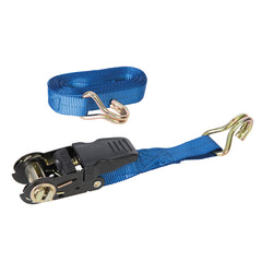 Silverline Rubber-Handled Ratchet Tie Down Strap J-Hook 978413