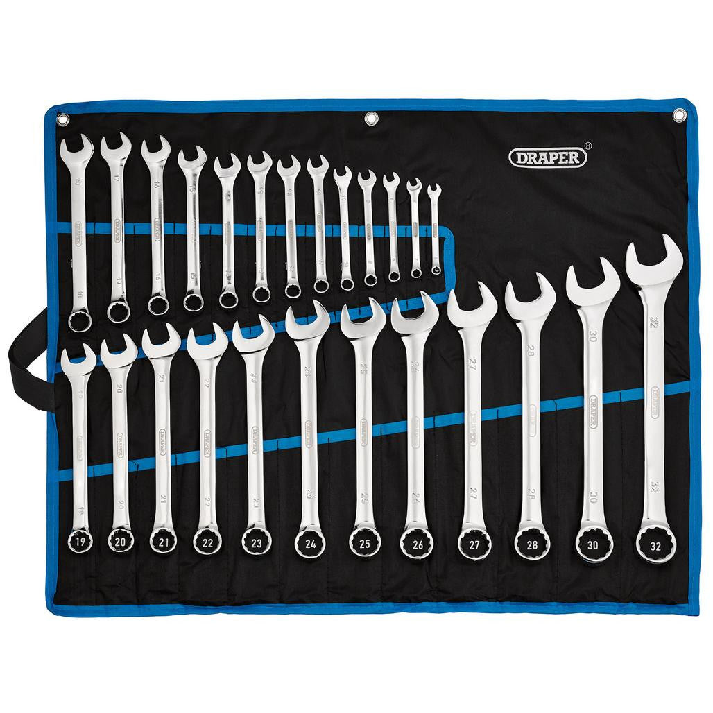 Draper HI-TORQ® Metric Combination Spanner Set, 6-32mm (25 Piece)  97918