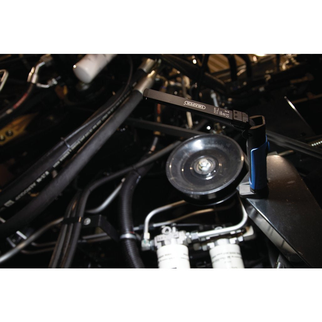 Draper COB/SMD LED Slimline Inspection Lamp, 7W, 70 - 700 Lumens, Blue,  1 x USB Cable Supplied  98342