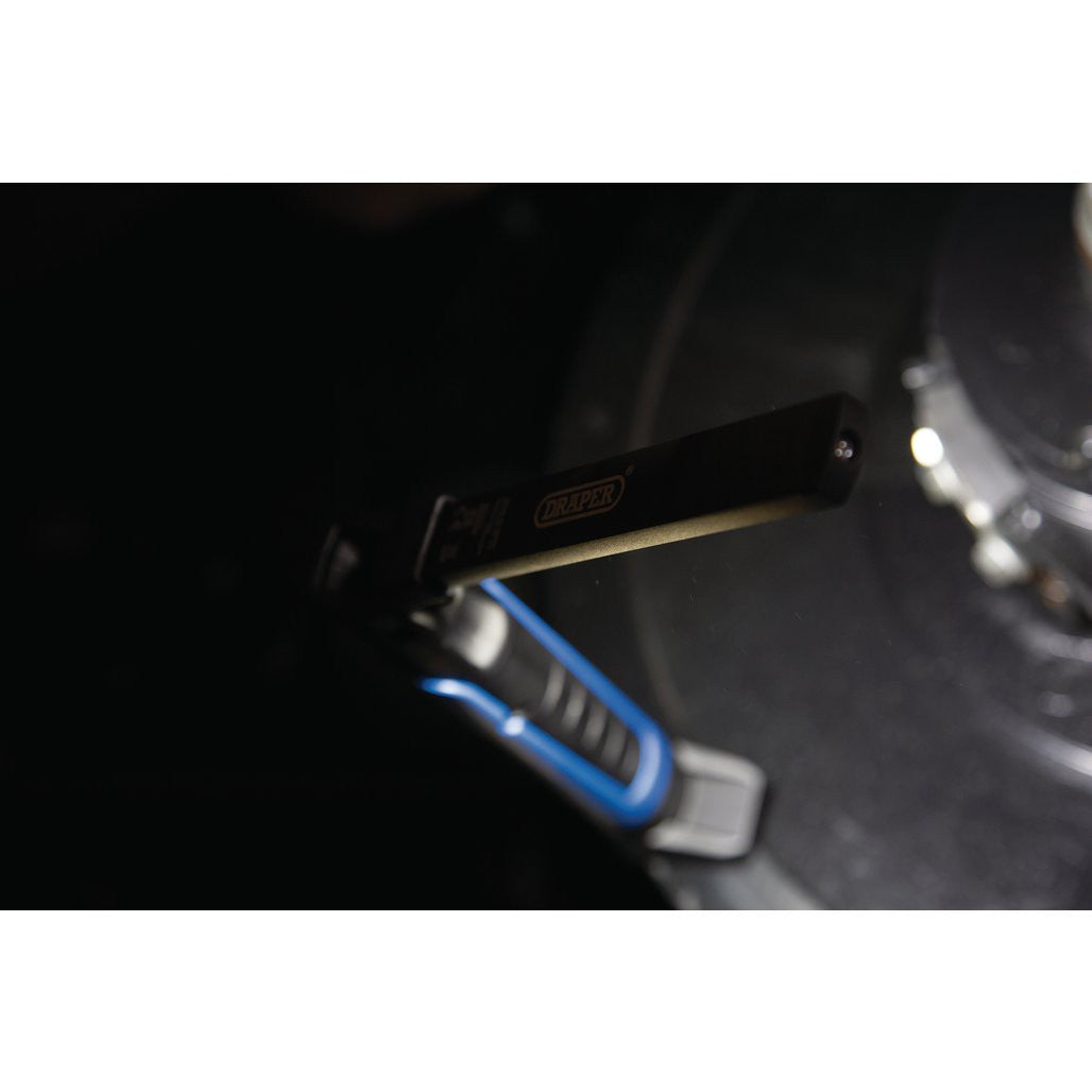 Draper COB/SMD LED Slimline Inspection Lamp, 7W, 70 - 700 Lumens, Blue,  1 x USB Cable Supplied  98342