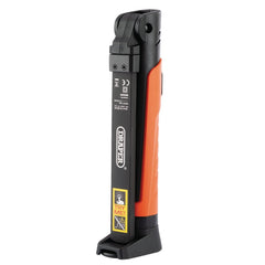 Draper COB/SMD LED Slimline Inspection Lamp, 7W, 70 - 700 Lumens, Orange,  1 x USB Cable Supplied  98348