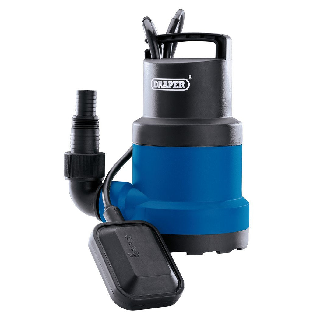 Draper 230V Submersible Clean Water Pump with Float Switch, 108L/min, 250W  98912