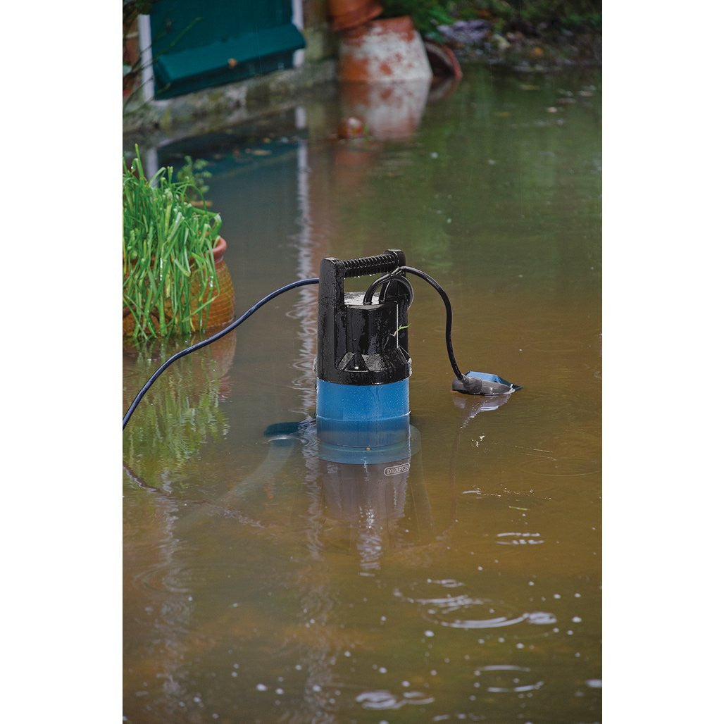 Draper 230V Submersible Dirty Water Pump with Float Switch, 416L/min, 1300W  98919