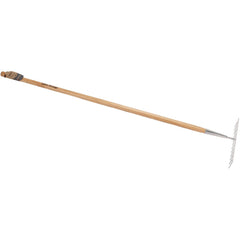 Draper Heritage Stainless Steel Garden Rake with Ash Handle  99015
