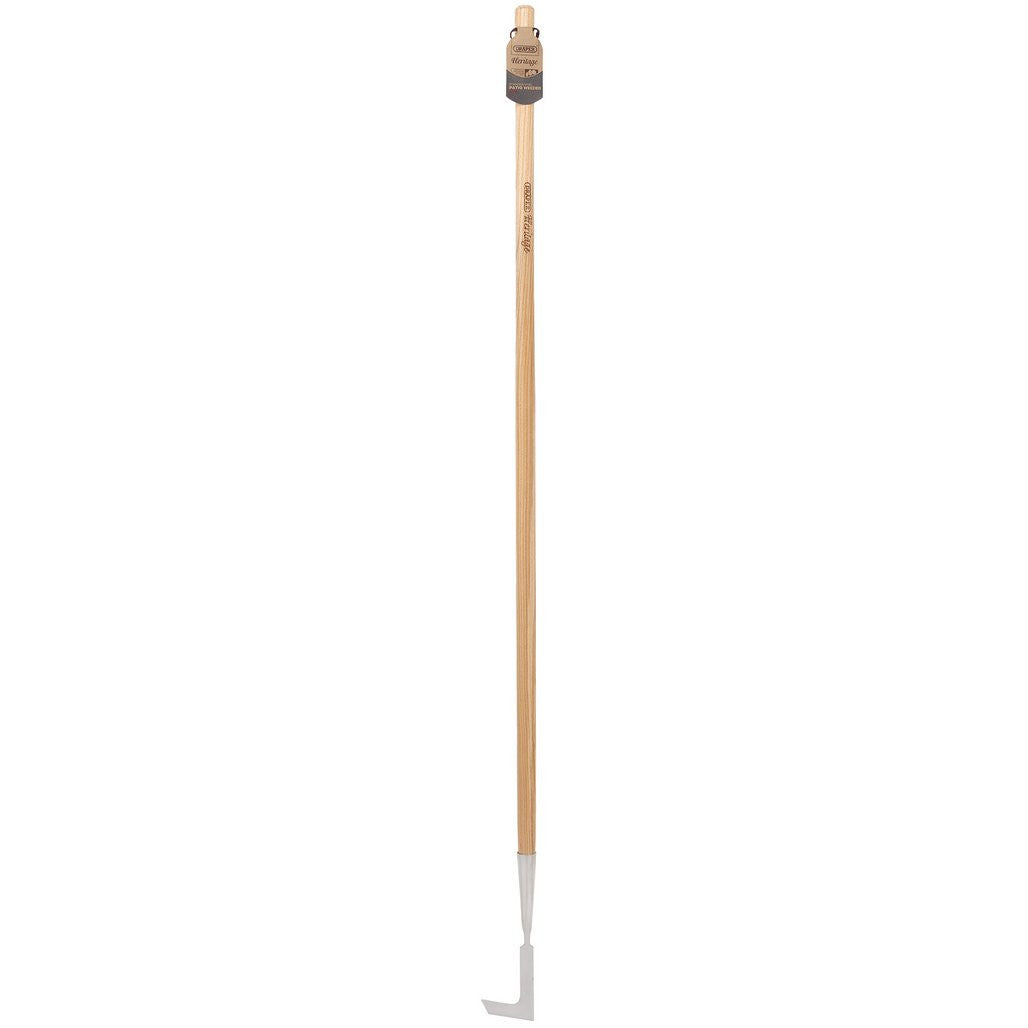 Draper Heritage Stainless Steel Patio Weeder with Ash Handle  99016