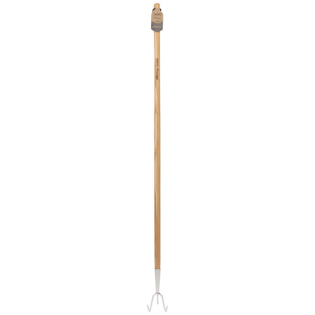 Draper Heritage Stainless Steel 3 Prong Cultivator with Ash Handle  99017