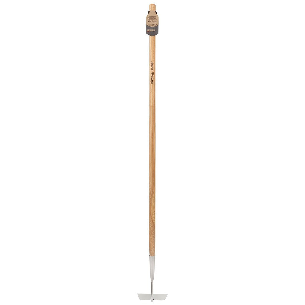Draper Heritage Stainless Steel Draw Hoe with Ash Handle  99018