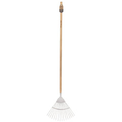 Draper Heritage Stainless Steel Lawn Rake with Ash Handle  99020