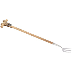 Draper Heritage Stainless Steel Fork With Ash Long Handle  99031
