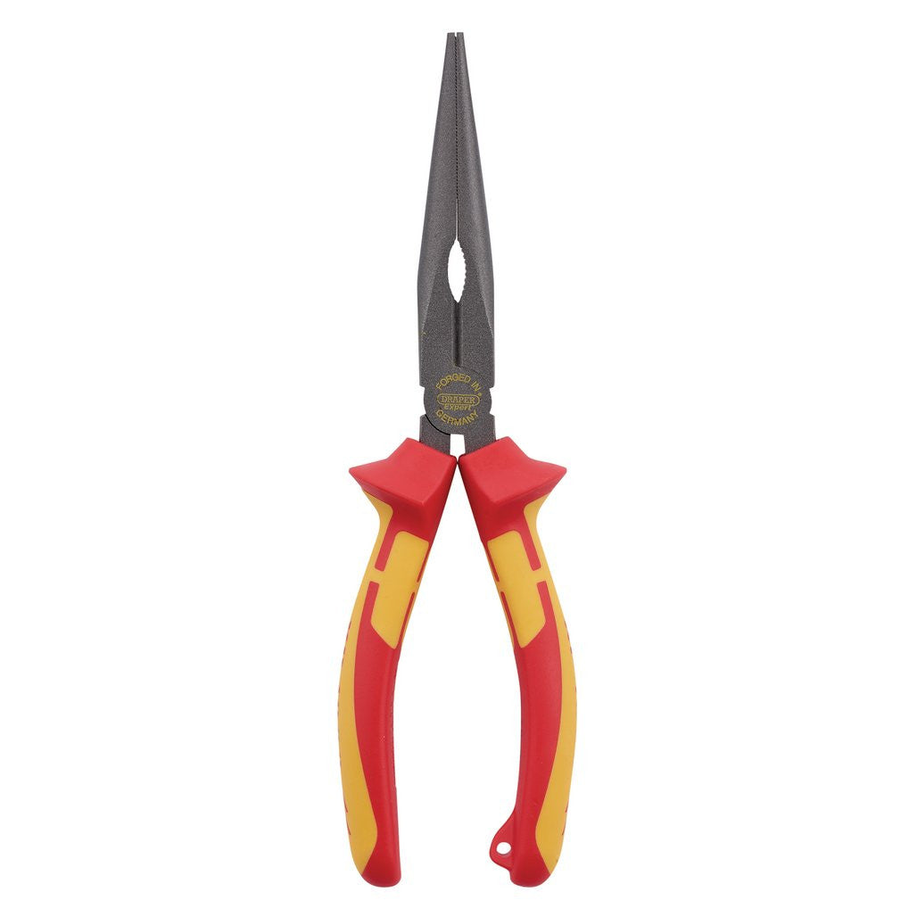 Draper XP1000® VDE Long Nose Pliers, 200mm, Tethered  99068