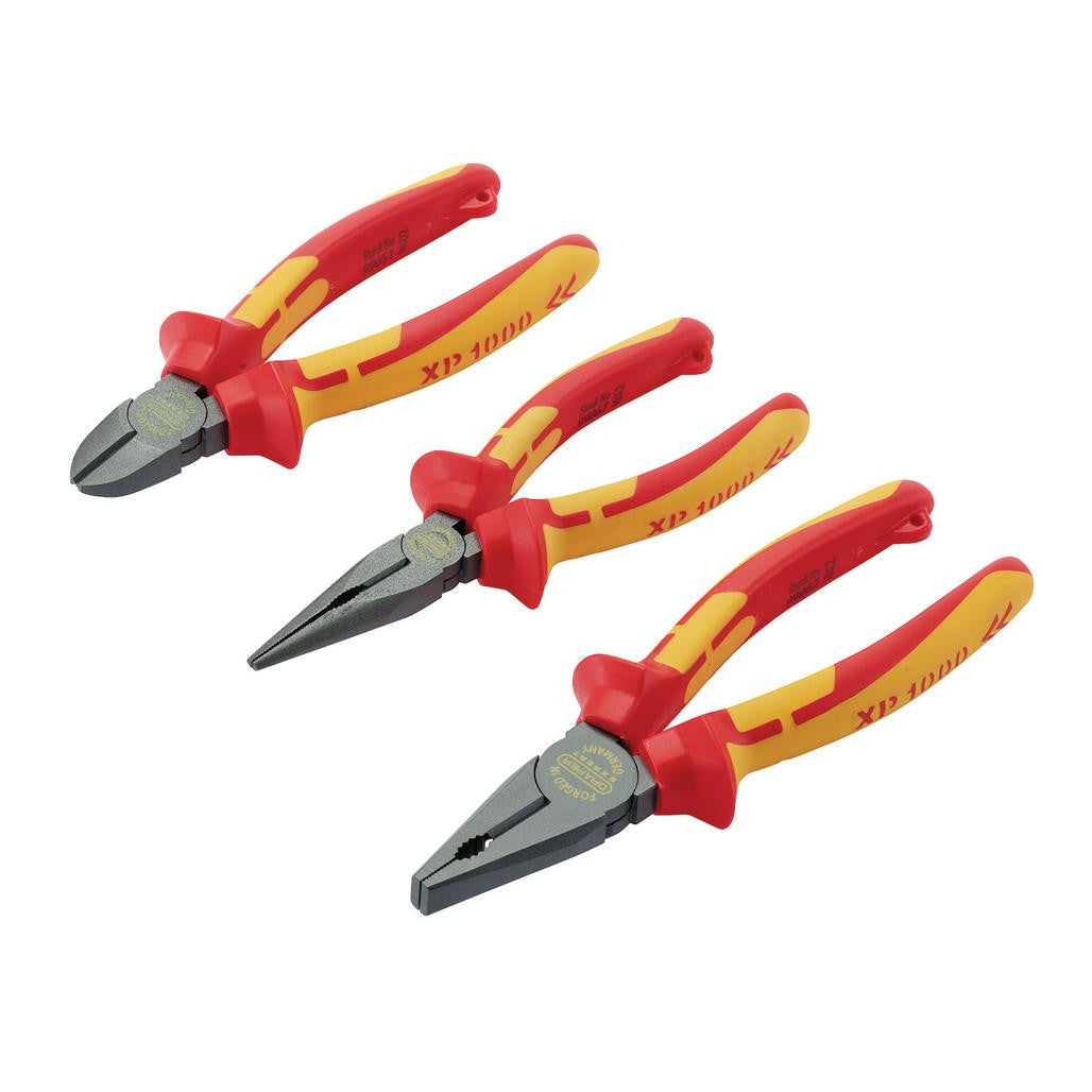 Draper XP1000® VDE Pliers Set, Tethered (3 Piece)  99070