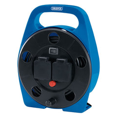 Draper 230V 2-Way Cable Reel with LED Work Light, 10m 99294