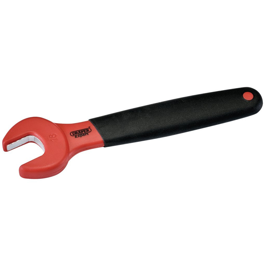 Draper Expert VDE Approved Fully Insulated Open End Spanner, 18mm  99476