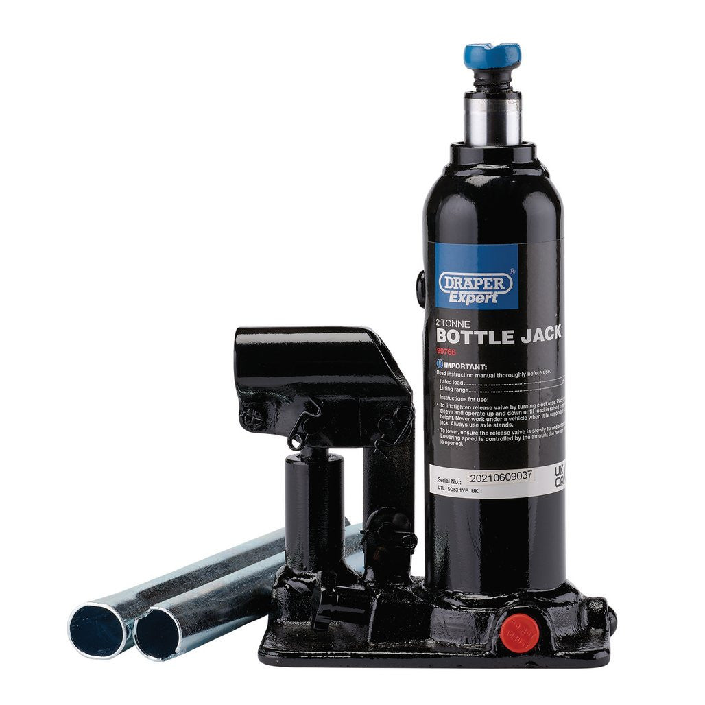 Draper Expert Hydraulic Bottle Jack, 2 Tonne 99766