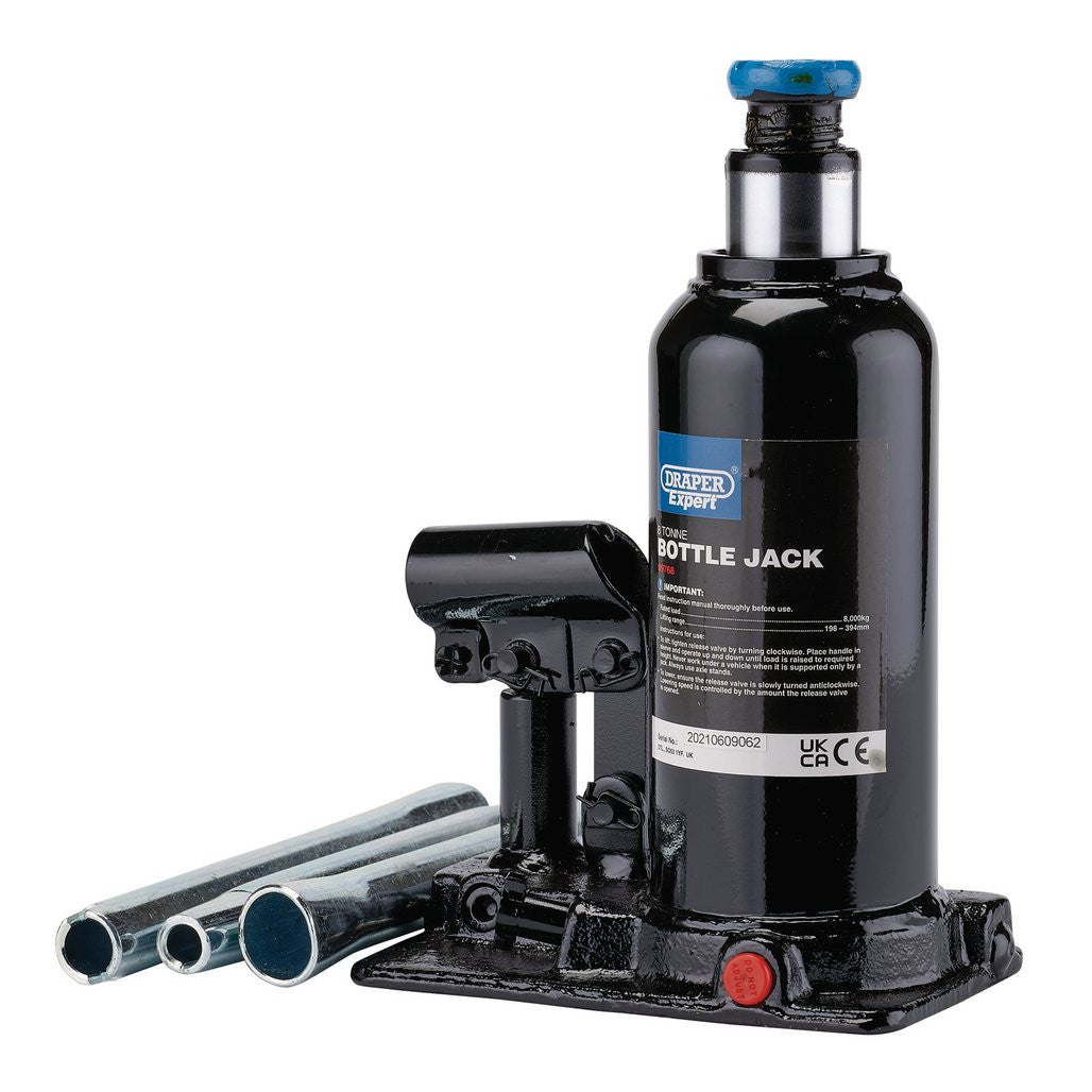 Draper Expert Hydraulic Bottle Jack, 8 Tonne 99768