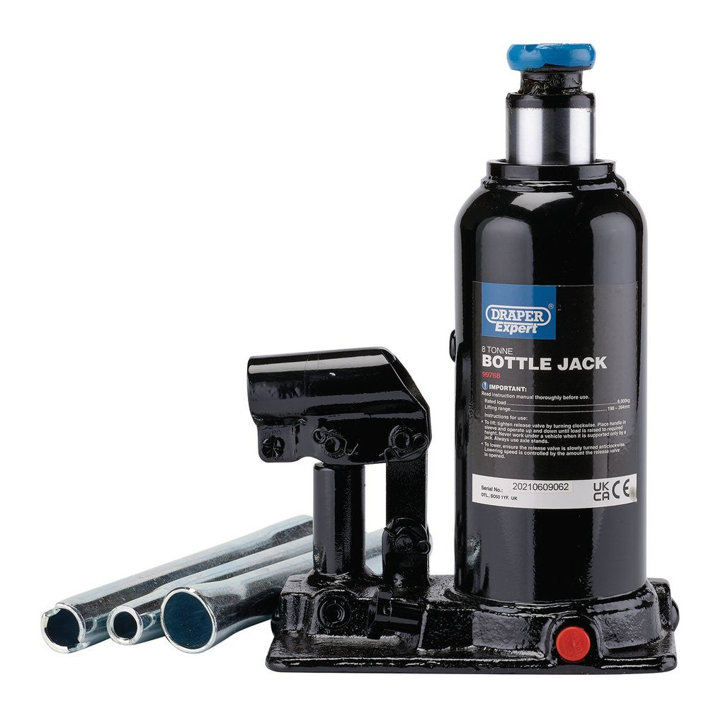 Draper Expert Hydraulic Bottle Jack, 8 Tonne 99768
