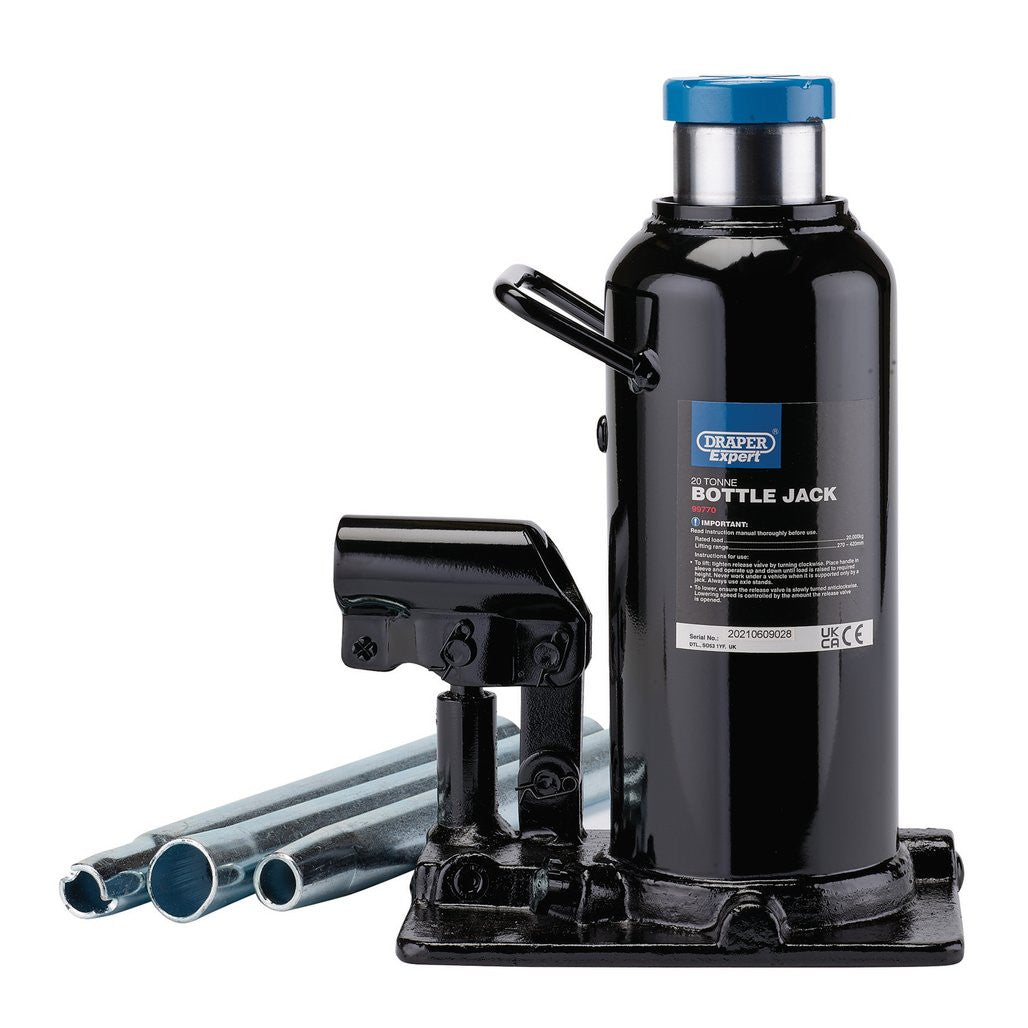 Draper Expert Hydraulic Bottle Jack, 20 Tonne 99770