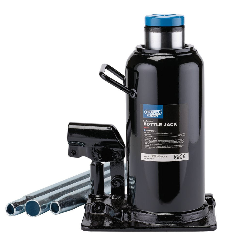 Draper Expert Hydraulic Bottle Jack, 30 Tonne 99771