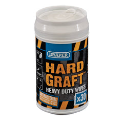 Draper Draper Hard Graft Wipes (Tub of 30) 99774