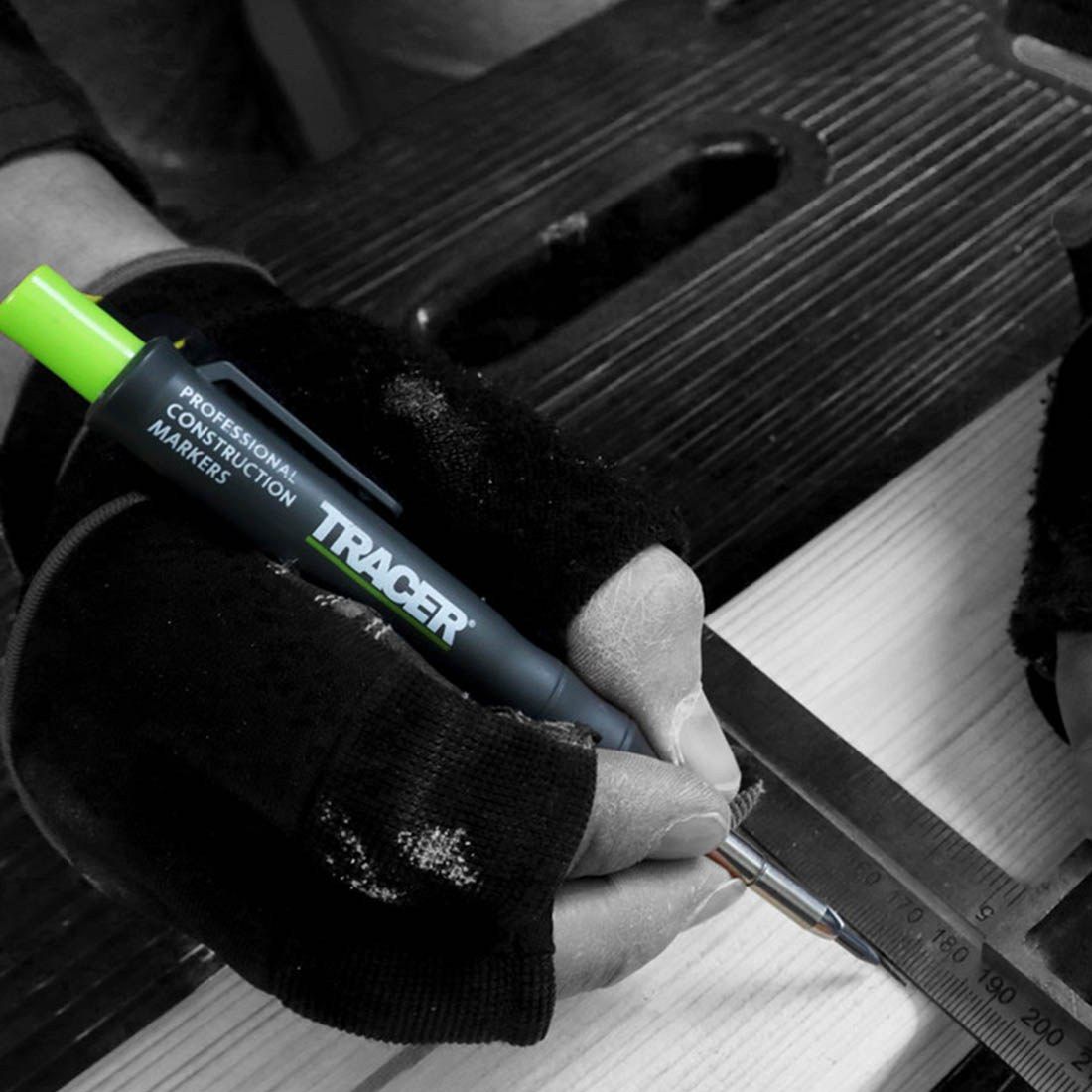 Tracer Deep Hole Construction Pencil Marker with Site Holster ADP2