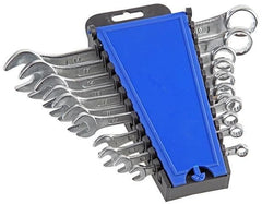 Duratool Metric Combination Spanner Set, 6mm to 19mm, 11 Piece D02321