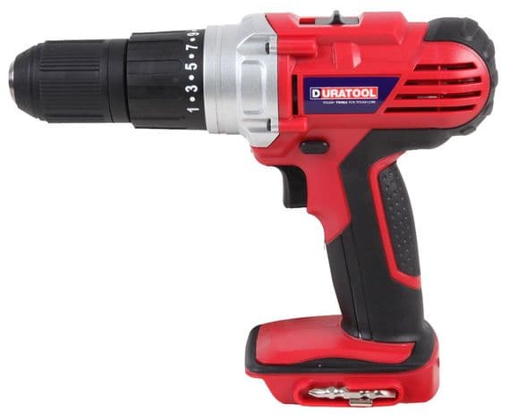 Duratool 18V Li-Ion Cordless 13mm Drill Driver (Bare Unit) D03211