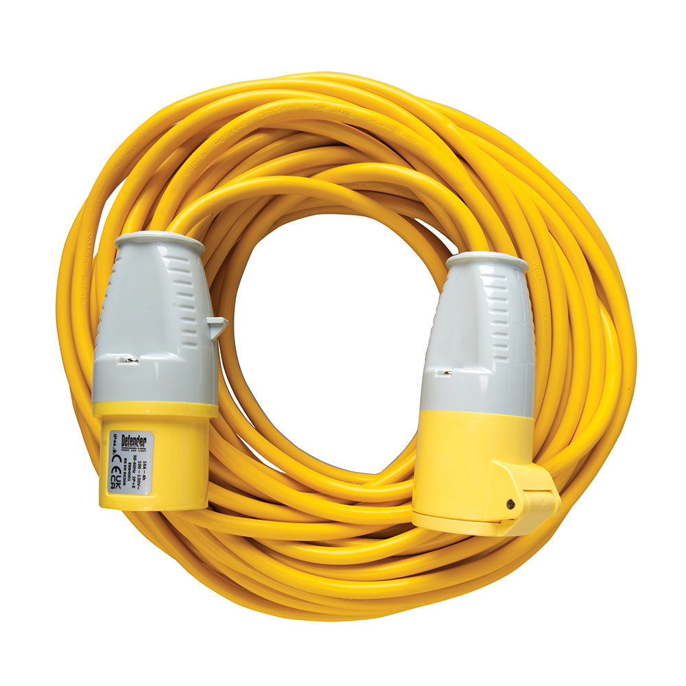 Defender Extension Lead Yellow 1.5mm2 16A 25m E85230