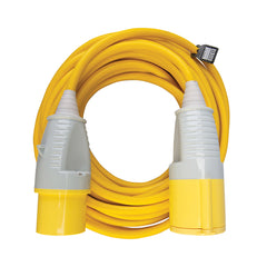 Defender Extension Lead Yellow 4mm2 32A 14m E85240
