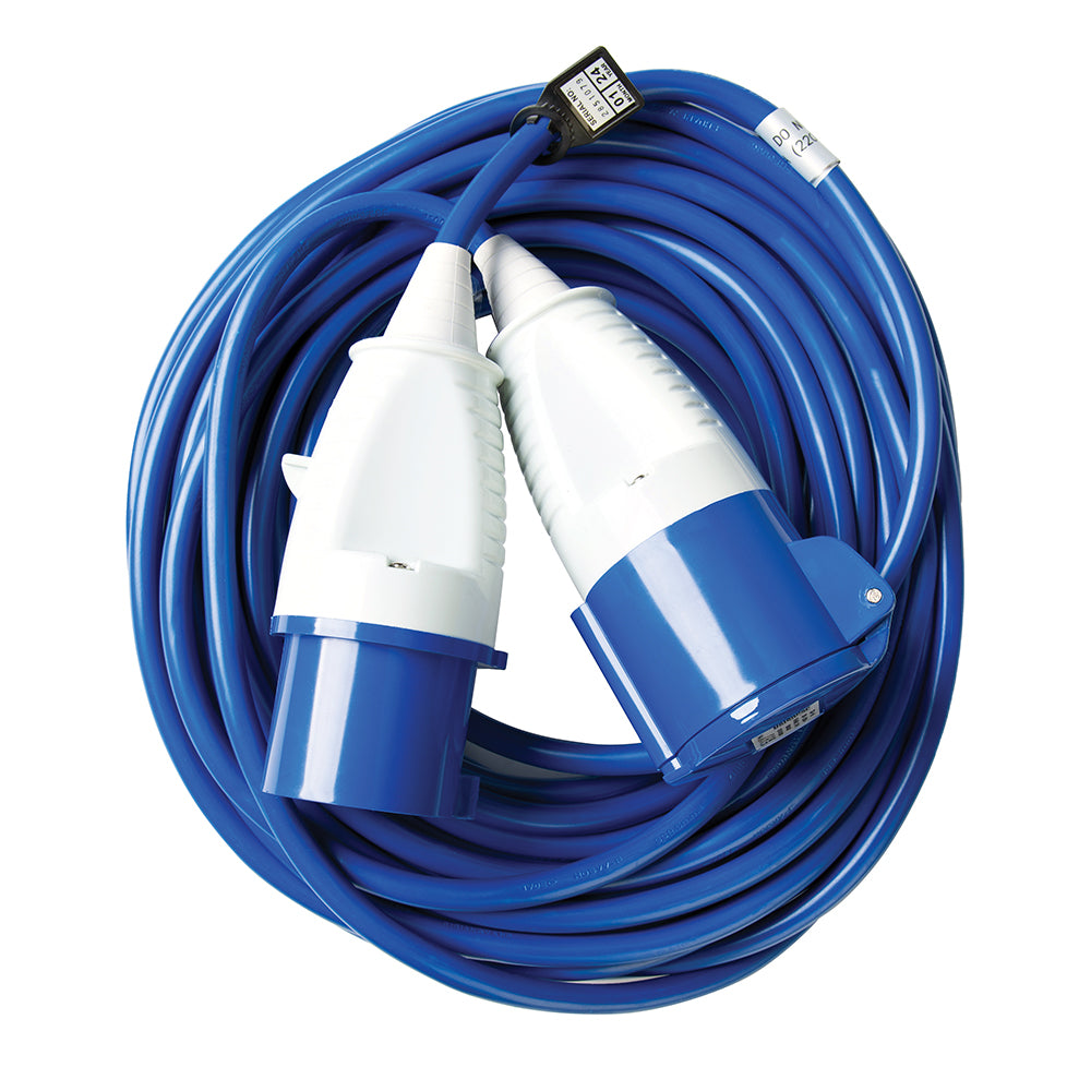 Defender Arctic Extension Lead Blue 2.5mm2 32A 25m E85249.5