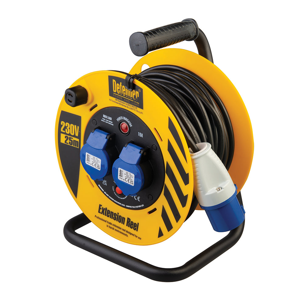 Defender Industrial Cable Reel 25m E86475