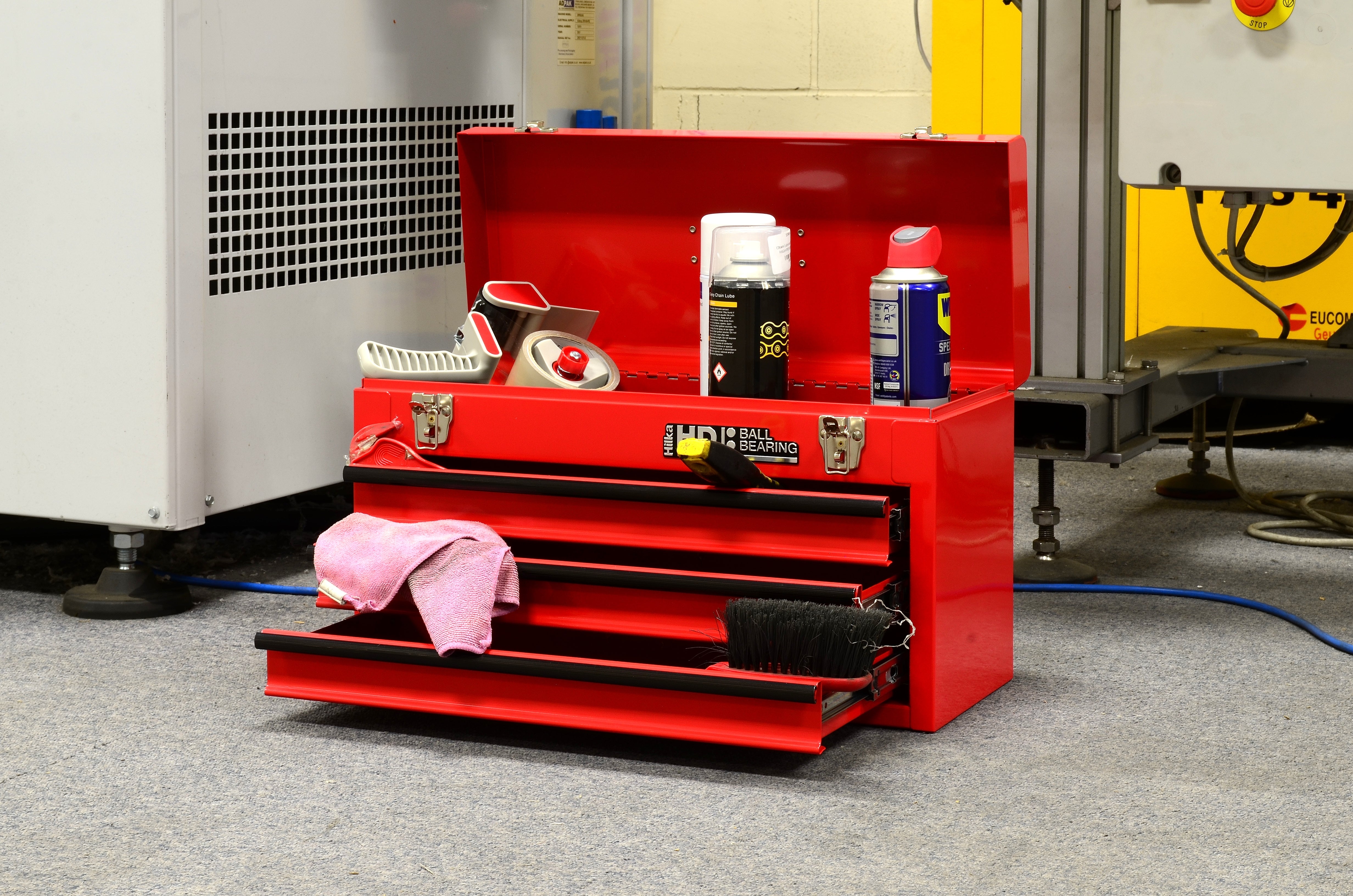 Hilka 3 Drawer Portable Tool Chest G201C3BBS
