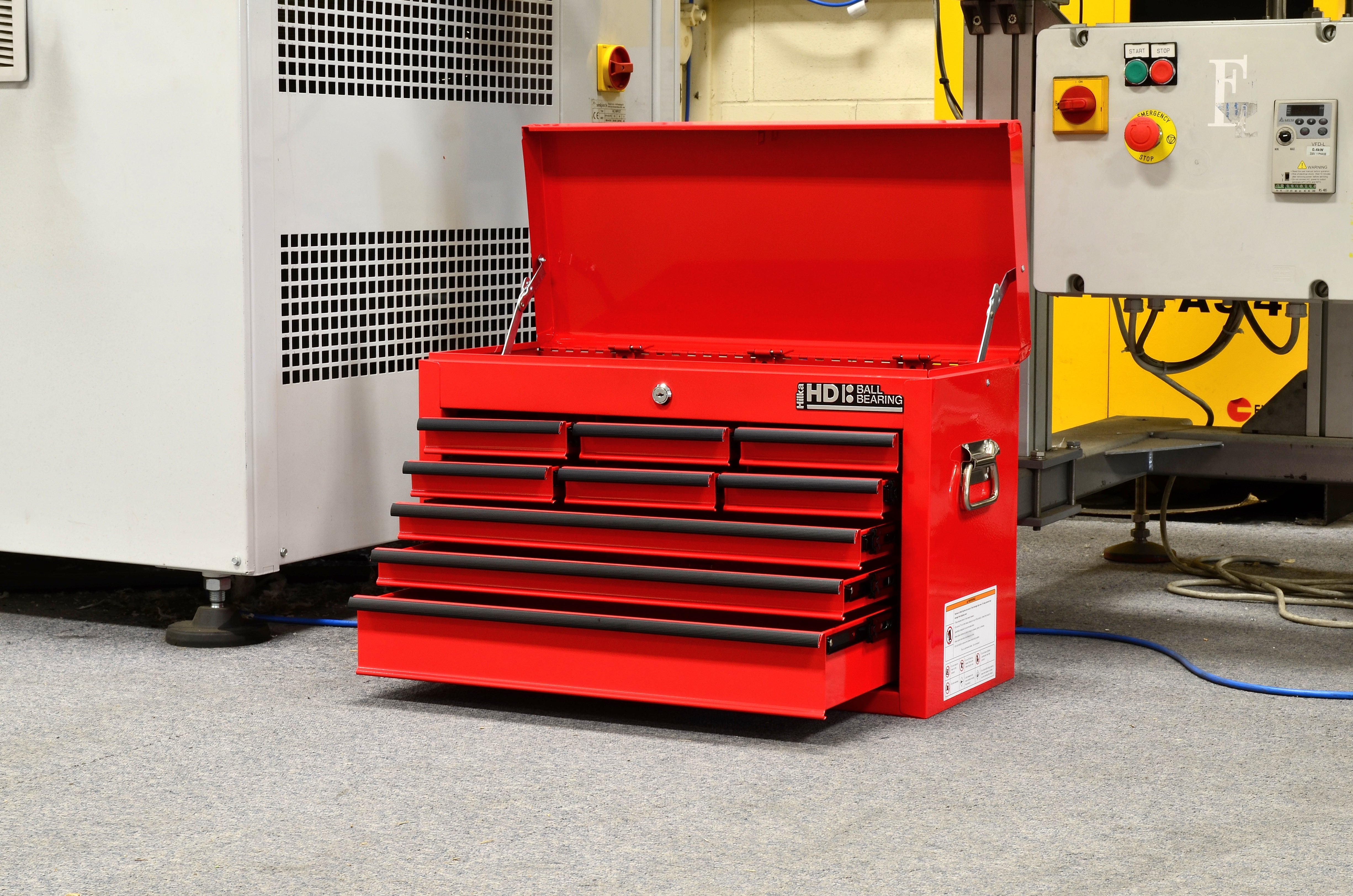 Hilka Heavy Duty 9 Drawer Tool Chest BBS G301C9BBS