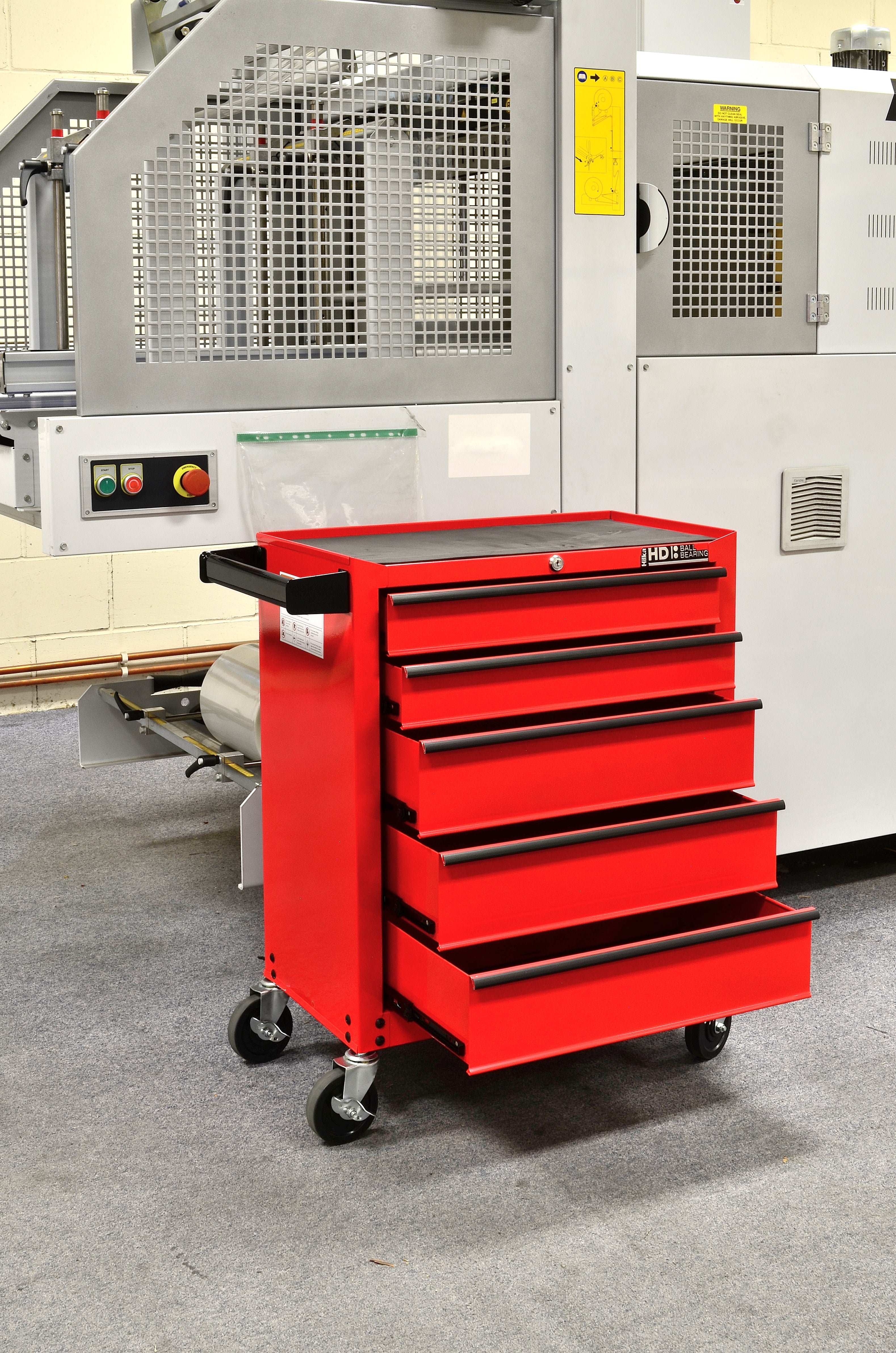 Hilka Heavy Duty 5 Drawer Trolley BBS G301T5BBS