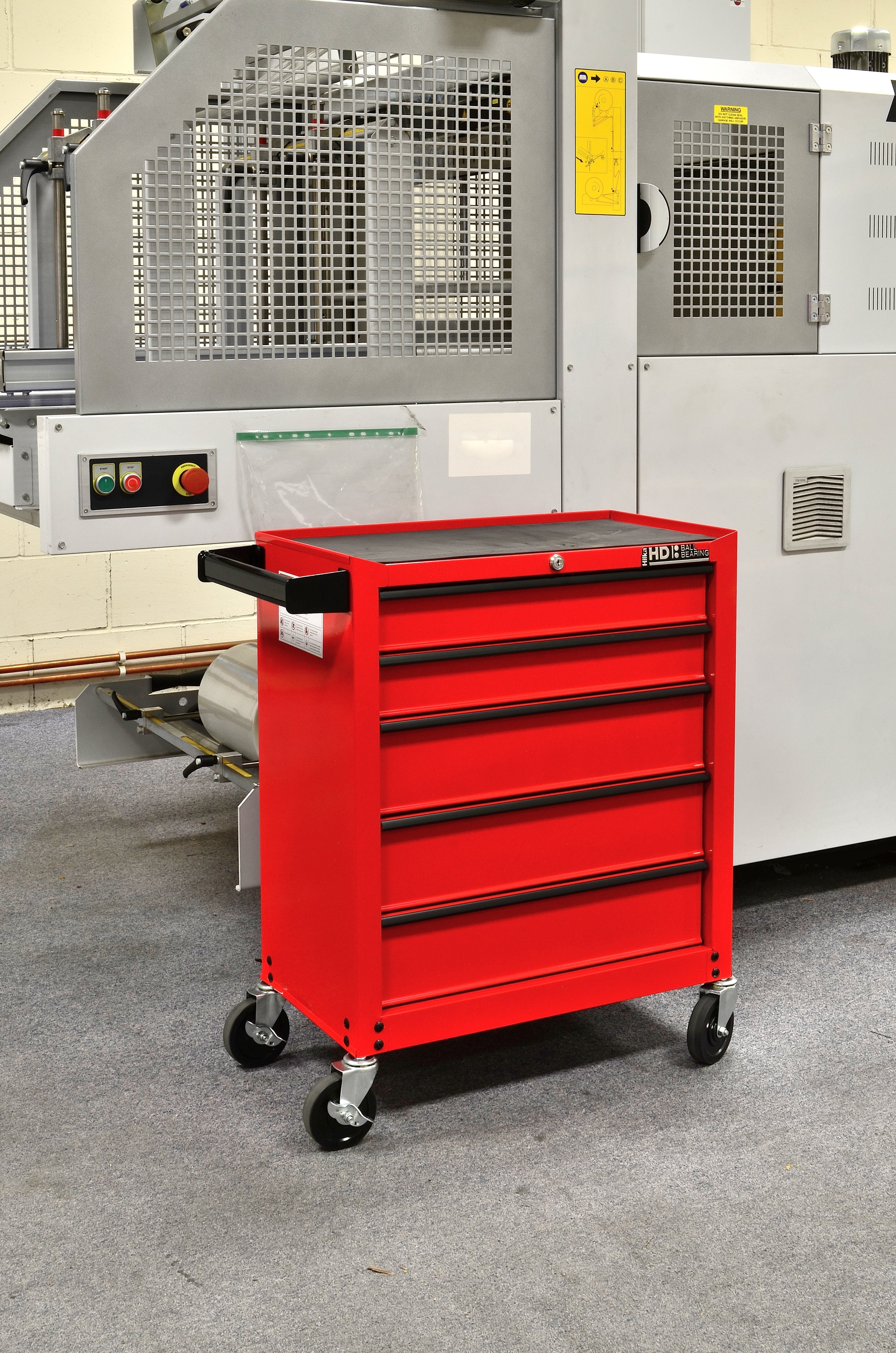 Hilka Heavy Duty 5 Drawer Trolley BBS G301T5BBS