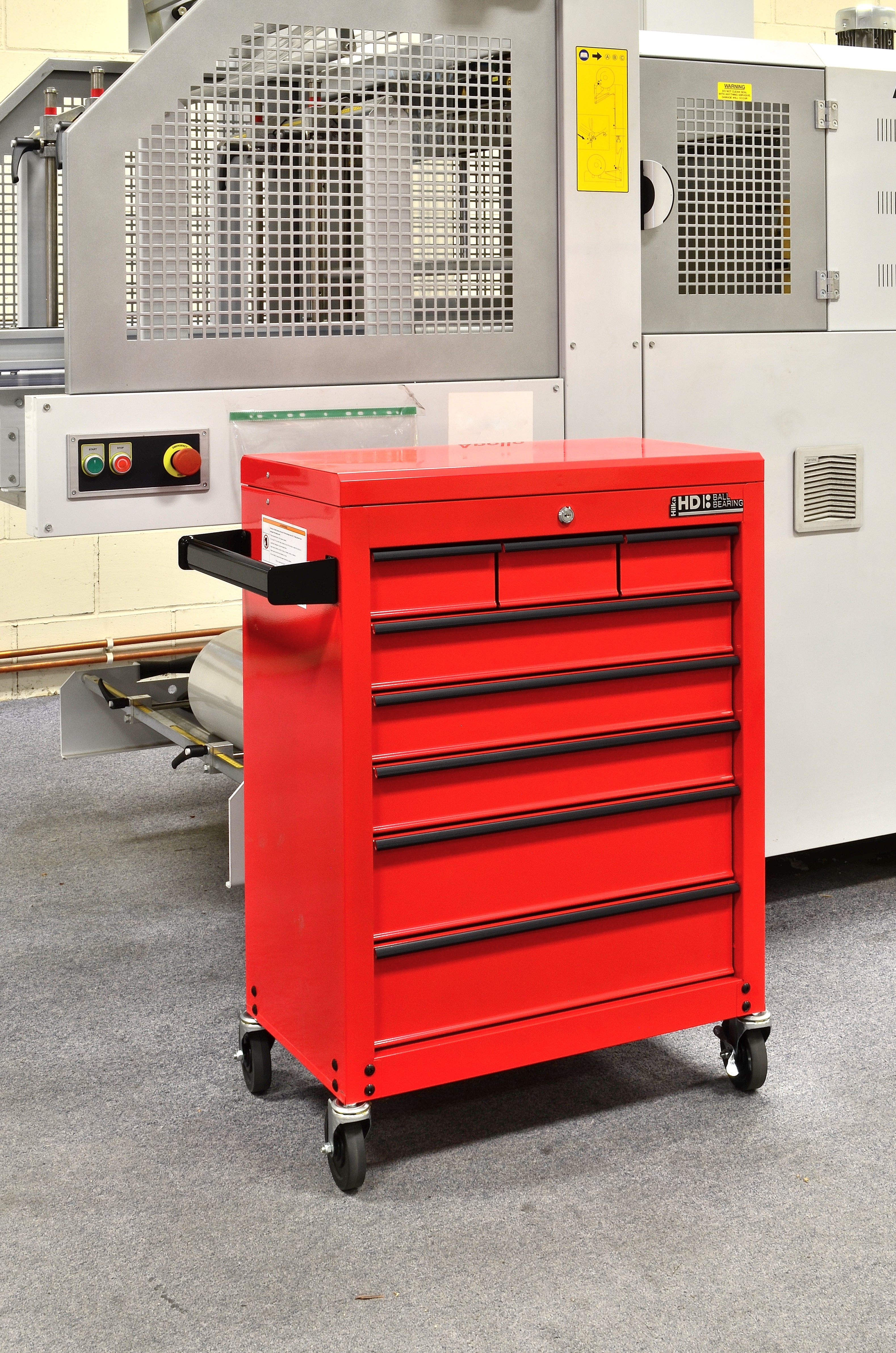 Hilka HD 8 Drawer Trolley with Lid Storage BBS G301T8BBS