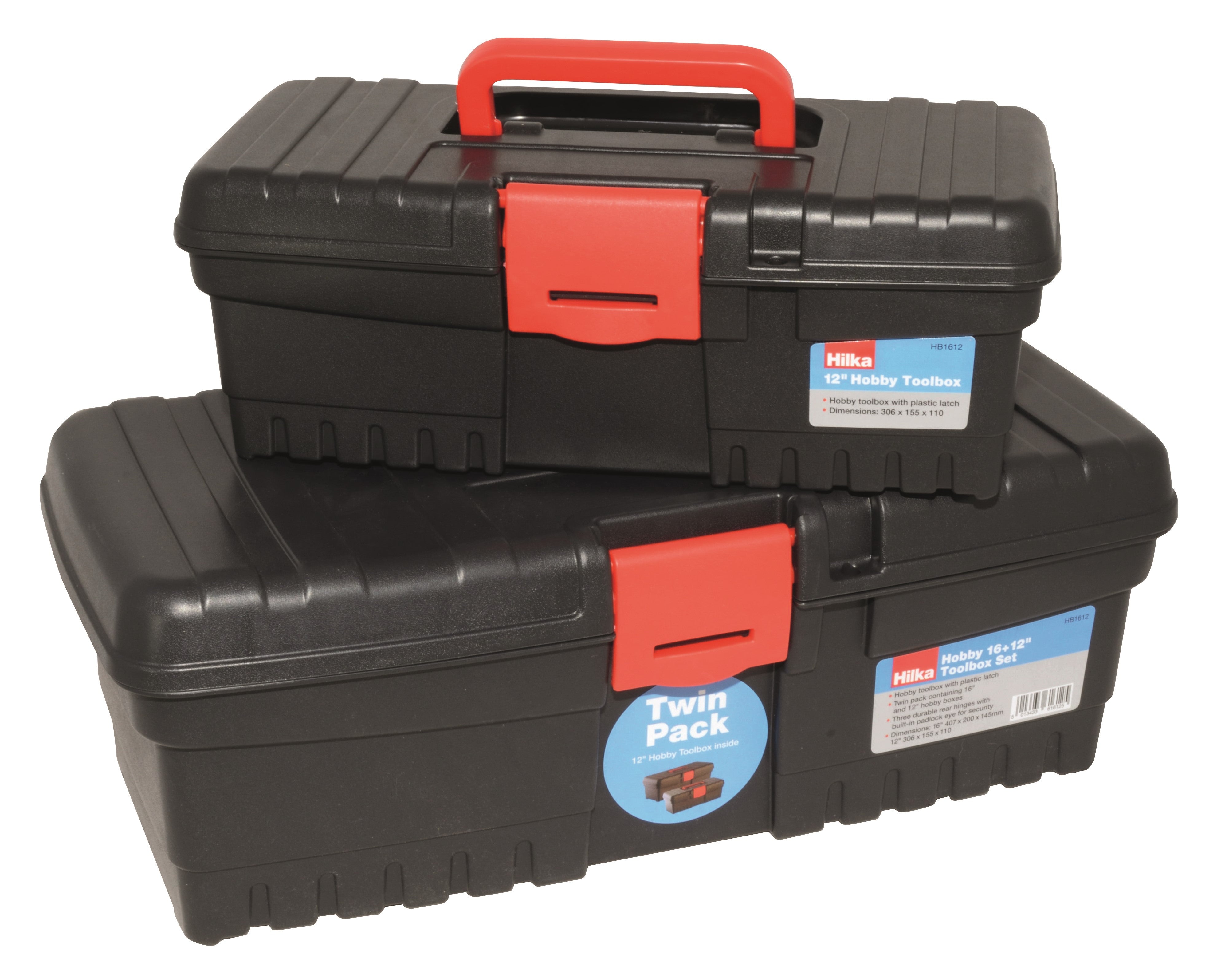 Hilka Hobby 16"+12" Toolbox Set HB1612