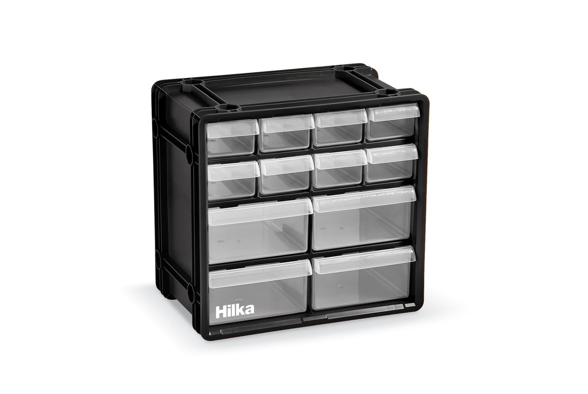 Hilka 12 Drawer Organiser Storage Unit MOS12