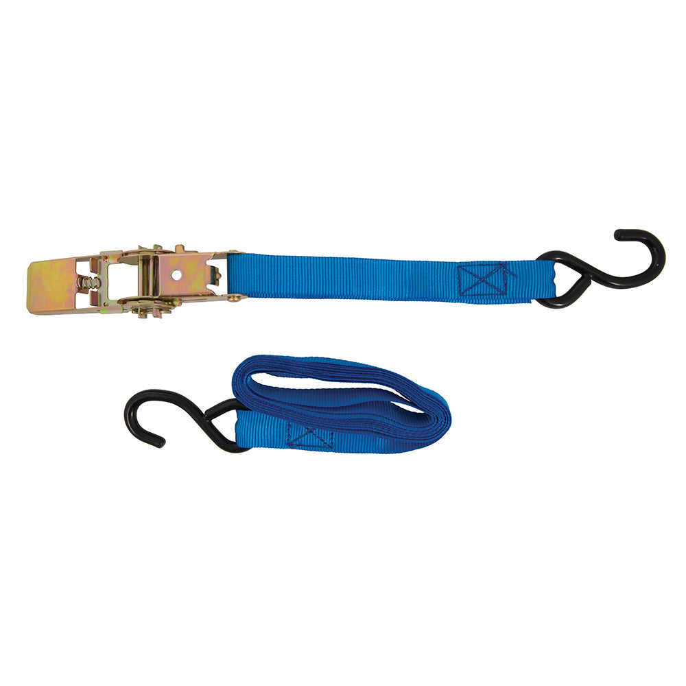 Silverline Ratchet Tie Down Strap S-Hook MS21S