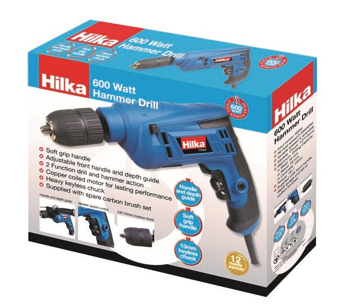 Hilka 600w Hammer Drill PTID600