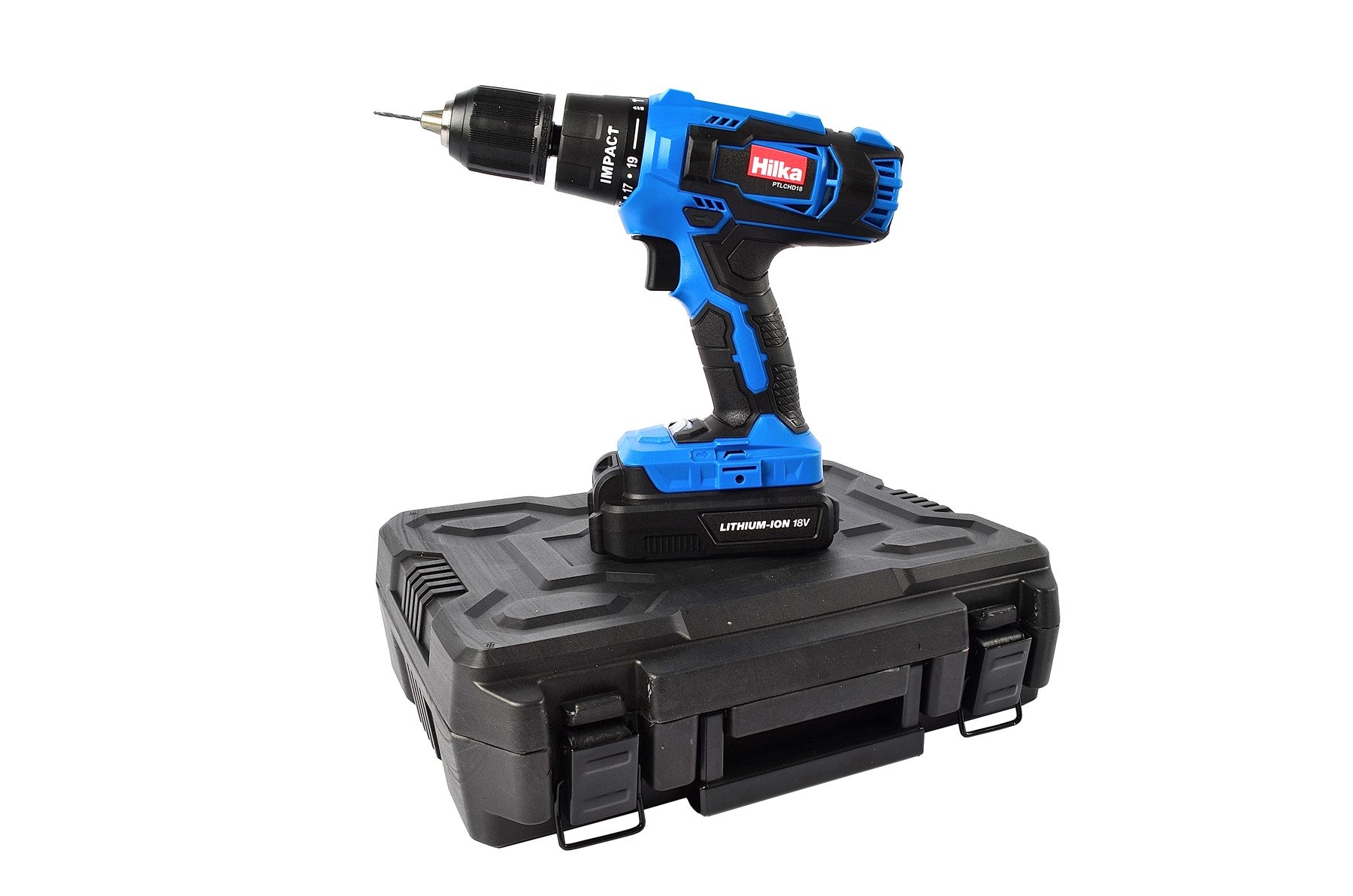 Hilka 18v Li-ion Cordless Hammer Drill in BMC PTLCHD18