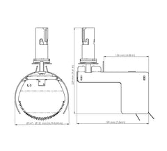 Nordisk TX11 6 inch with LOCK feature (Ø147-151mm) RAT92018