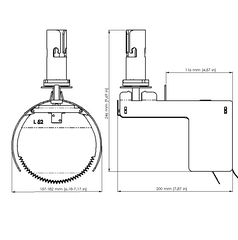 Nordisk TX11 Rat Blocker D160 Pipe ID. (Ø158-162mm) RAT92019