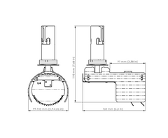 Nordisk TX11 4 inch MINI (Short Body) (Ø99-103mm) RAT92110