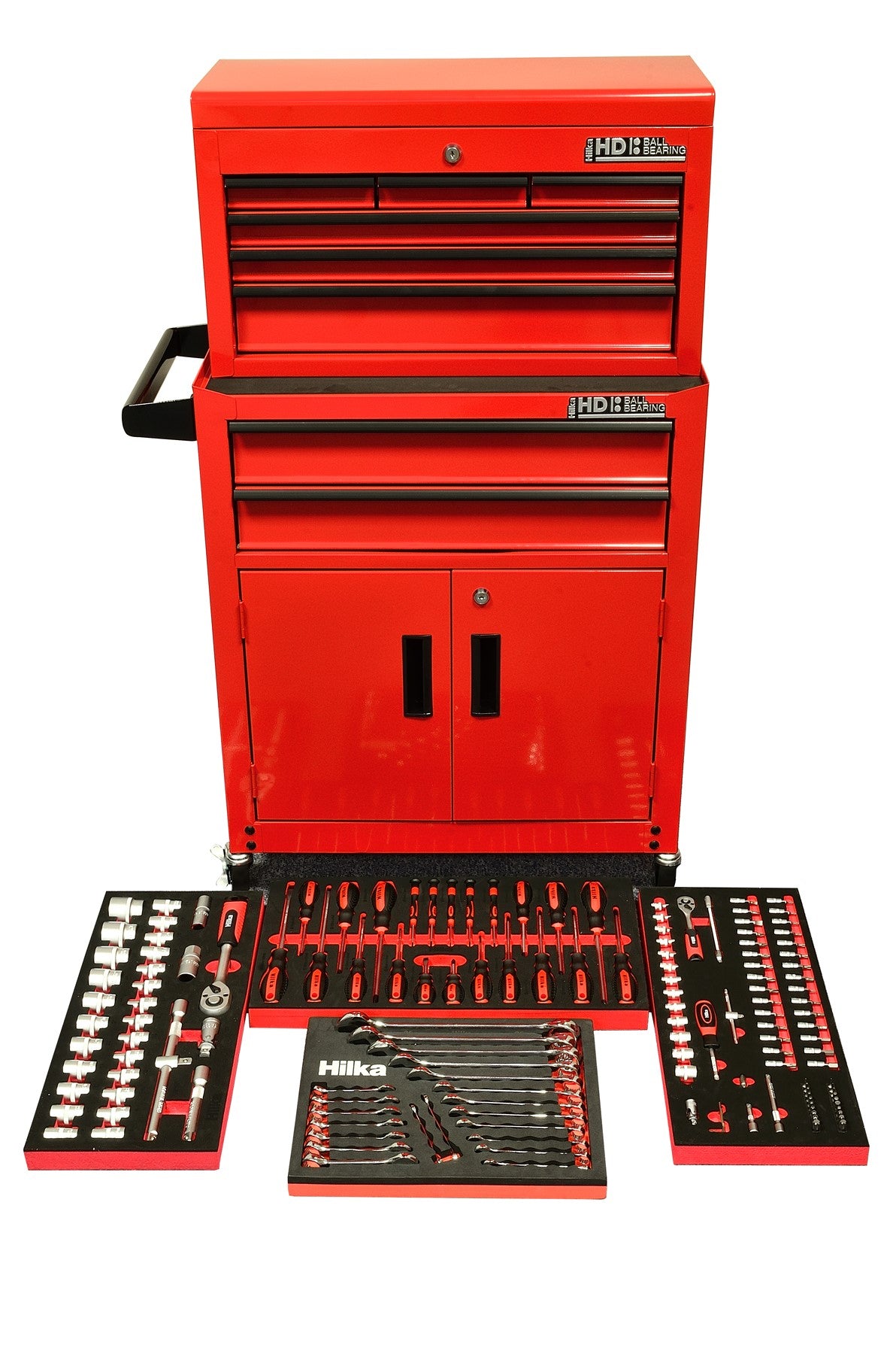 Hilka 152 pce EVA Kit in 8 Drawer Chest & Trolley TKE152