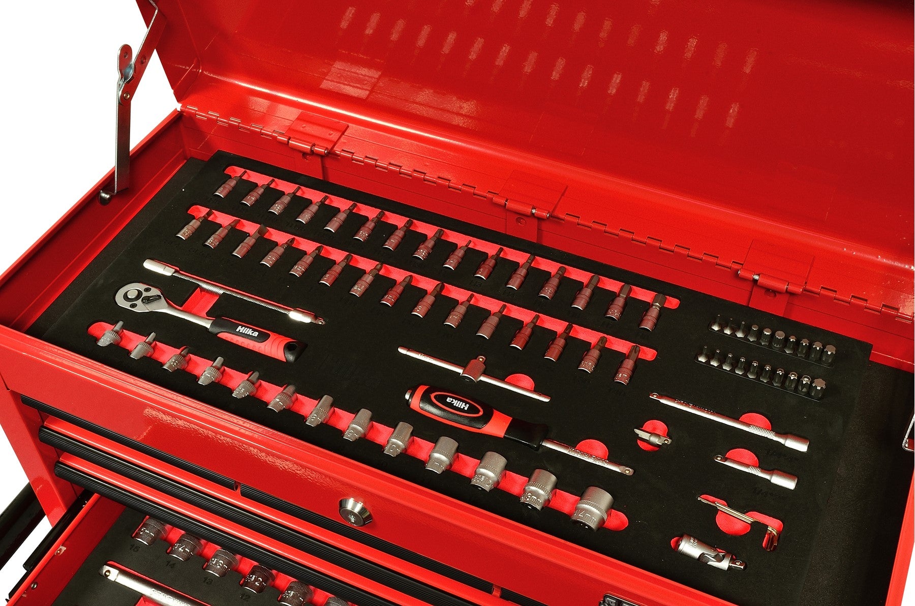 Hilka 152 pce EVA Kit in 8 Drawer Chest & Trolley TKE152