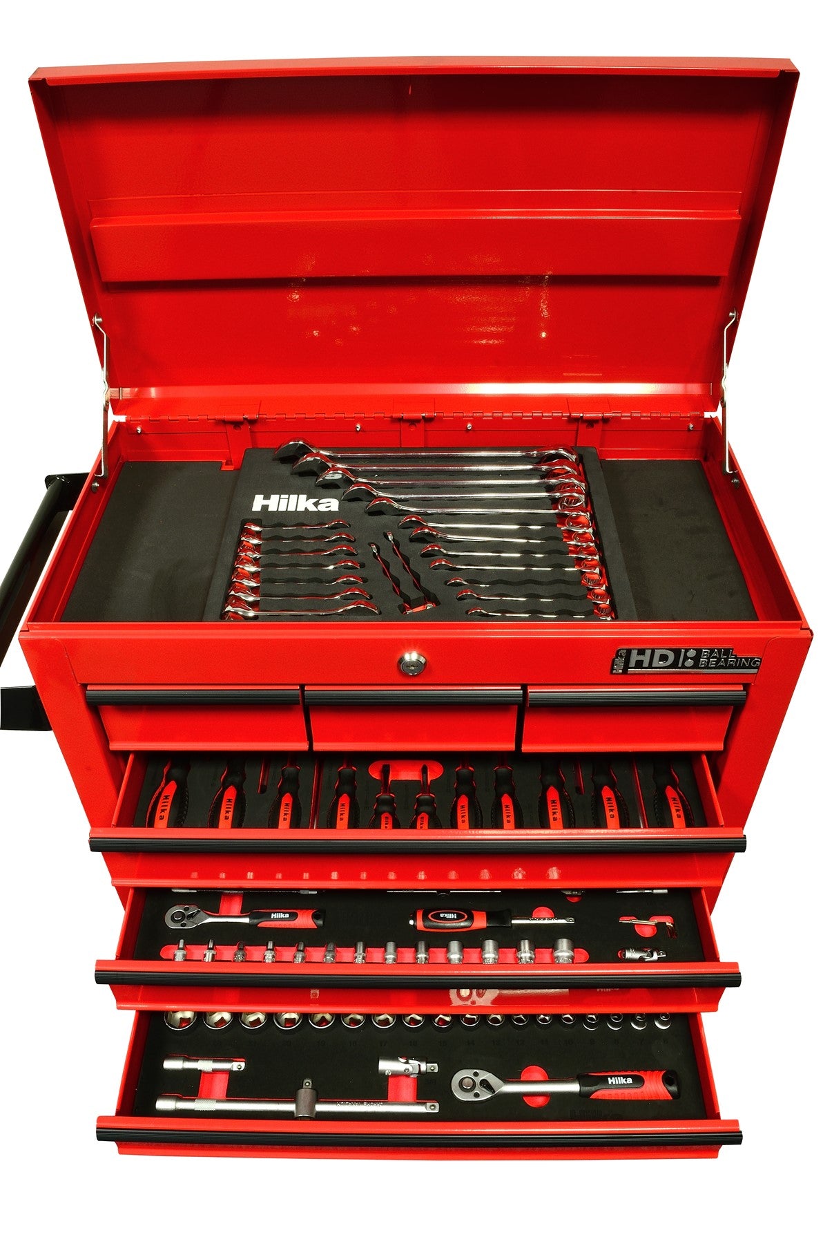 Hilka 153 pce EVA Kit in 8 Drawer Trolley TKE153