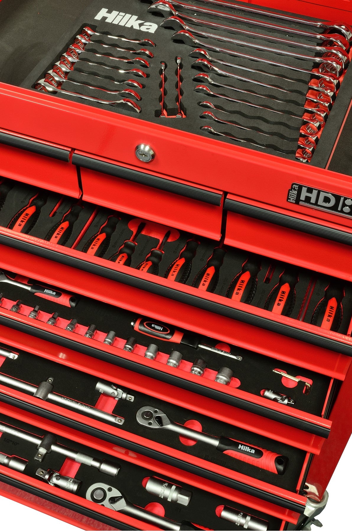 Hilka 185 pce EVA Kit in 8 Drawer Trolley TKE185