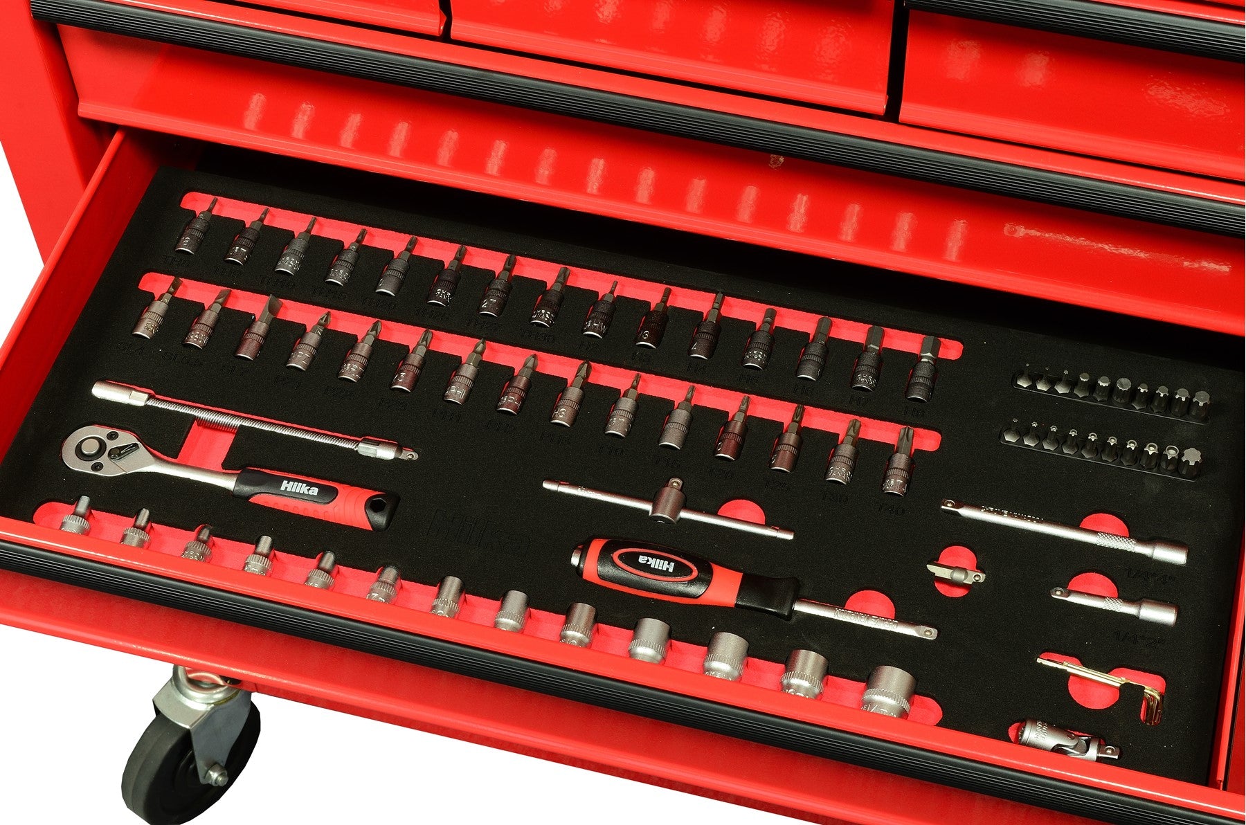 Hilka 185 pce EVA Kit in 8 Drawer Trolley TKE185