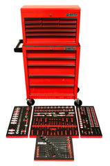 Hilka 186 pce EVA Kit in 14 Drawer Chest & Trolley TKE186