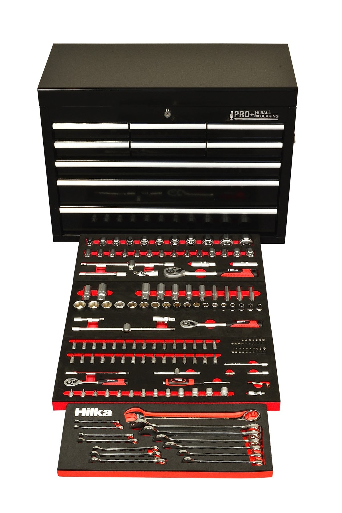 Hilka 156 pce EVA Kit in HD Pro+ 9 Drawer Chest TKHDP156